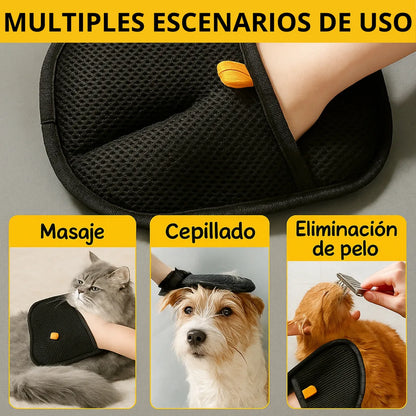 Guantes para eliminar pelos de mascotas