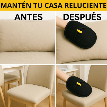 Guantes para eliminar pelos de mascotas